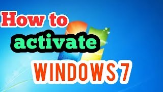 how to activate windows 7  Tamil [upl. by Alael556]