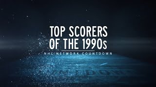 NHL Network Countdown Top Scorers of the 1990s [upl. by Akemal862]