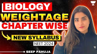 Chapter wise Biology Weightage  New NTA Syllabus  NEET 2024  Seep Pahuja [upl. by Neslund37]