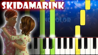 Skidamarink  Cocomelon Nursery Rhymes  Piano Tutorial  Karaoke [upl. by Older]