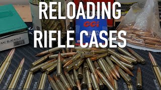 Reloading Rifle Ammo Simplified RCBS Single Stage Press [upl. by Adnilam]