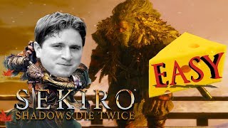 How to beat Great Shinobi Owl Easy Kill Cheese  Sekiro Boss Guide [upl. by Mesics]