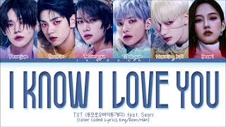 TXT  0X1LOVESONG I Know I Love You feat Seori 1 Hour With Lyrics [upl. by Ayokal172]