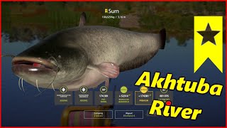 Trophy Catfish 104 KG Akhtuba River rf4 spot mjplay  Russian Fishing 4 [upl. by Herstein328]