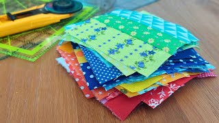 The Scrappiest Quilt How I Use Small Fabric Scraps [upl. by Irehs]