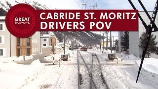 Cabride St Moritz  Chur  part 1 • POV • Great Railways [upl. by Raveaux687]