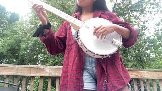 quotdance all nightquot clawhammer banjo beginner practice 🪕🎶 [upl. by Kirkwood288]