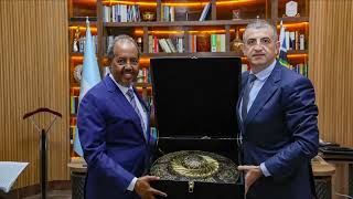 CEO of Turkey’s drone maker Baykar holds talks with Somalia’s president [upl. by Meeks]