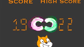 How to create a high score in Scratch using cloud variables [upl. by Aienahs212]