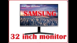 32 inch FHD CURVED Samsung Monitor  Unboxing installation first thoughts  LC32R500 CR50 32inch [upl. by Orpheus187]