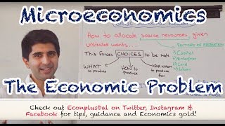 Y1 1 The Economic Problem Scarcity amp Choice [upl. by Sanborn302]