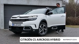 Citroën C5 Aircross Hybrid 2021 Full English Review Testdrive [upl. by Mowbray]