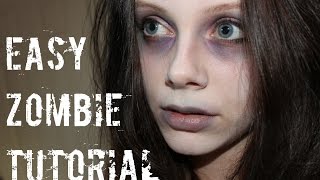 Easy Zombie Makeup Tutorial [upl. by Millicent]