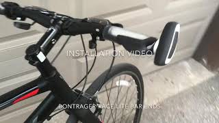 Bontrager Race Lite Ergo Bar End Installation Video Guide [upl. by Sekofski]