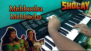 Mehbooba Mehbooba Sholay RD Burman Pancha Da Instrumental Cover Casio Ctx 870 in [upl. by Vaientina818]