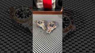 Rolex GMT Master II Steel and Gold Black Dial Watches  SwissWatchExpo [upl. by Sivie978]