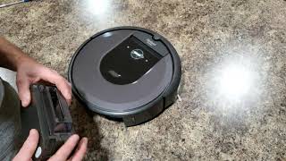 How to Clean the Dust Bin on the iRobot Roomba iSeries [upl. by Kloster529]