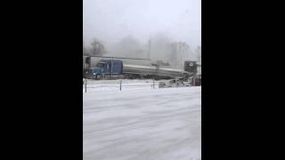 150 Car PileUp on Michigan Highway I94 [upl. by Crissie942]