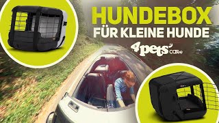 4pets Hundebox Transportiere deinen Hund sicher auf dem Autositz Durchdacht  Stylisch  Sicher [upl. by Nguyen]