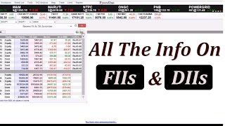 Finally All The FII amp DII Data in ONE Place [upl. by Notgnirrab]