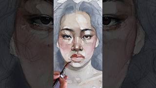 Painting face painting watercolor art watercolourist [upl. by Serg998]