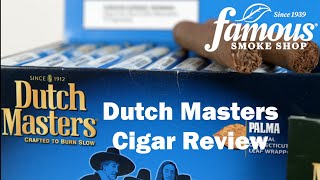 Dutch Masters Cigar Review  Famous Smoke Shop [upl. by Ahsenwahs]