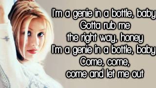 Christina Aguilera  Genie In A Bottle Lyrics HD [upl. by Feliza]