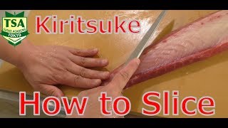 How to slice fish  Kiritsuke  Tokyo Sushi Academy [upl. by Ileek77]