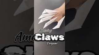 Claws Origami origami papercrafts viralshort shorts [upl. by Nerrej]