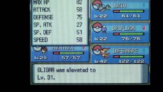 Pokemon PearlDiamond How To Evolve Gligar HD [upl. by Zanlog32]