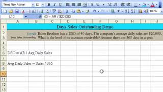 Days sales outstanding DSO P132 [upl. by Way814]