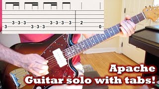 Apache Guitar solo with tabs [upl. by Ayekan]