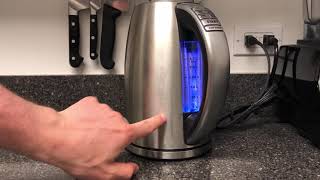 Cuisinart CPK17 Electric Kettle Review  Top Water Boiler of 2019 [upl. by Burtis]