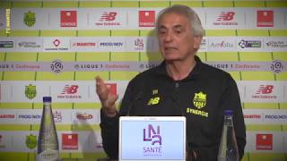 Vahid Halilhodzic avant FC Nantes  Dijon FCO [upl. by Lenneuq]