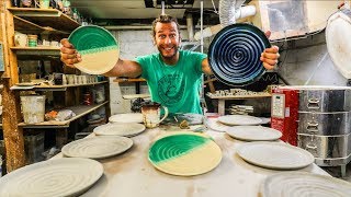 How to throw PLATES out of clay [upl. by Airbas]