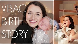 VBAC BIRTH STORY  DrugFree Natural Birth  Natalie Bennett VBAC [upl. by Warram]