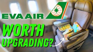 EVA Air PREMIUM ECONOMY Is It WORTH the Upgrade [upl. by Bush]