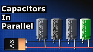 Capacitors in Parallel  calculations electronics engineering [upl. by Ehsom401]