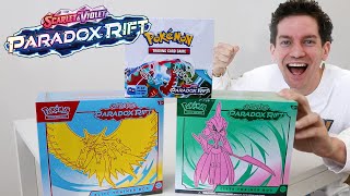 NEW Paradox Rift Pokémon Booster Box Opening [upl. by Ahmad]