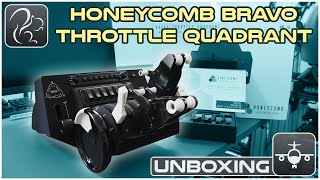 Honeycomb Bravo Throttle Quadrant Unboxing [upl. by Neenad]