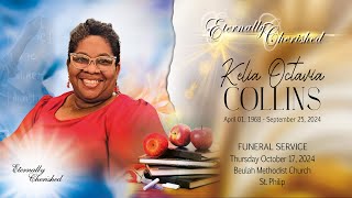 Celebration of Life  KELIA OCTAVIA COLLINS [upl. by Elicec294]