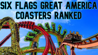 Ranking EVERY Roller Coaster at Six Flags Great America [upl. by Errehs]