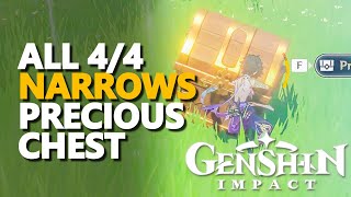 All The Narrows Precious Chest Genshin Impact [upl. by Ha]