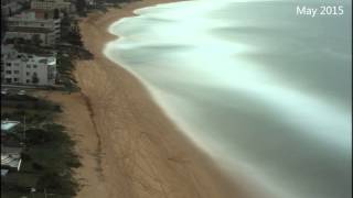 Narrabeen Beach erosion and recovery timelapse April 2015 storm [upl. by Shriner]