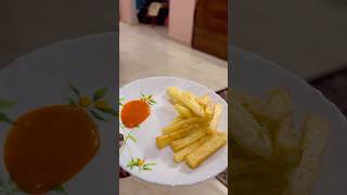 Ghar pe banaye french fries🍟🤤 nehabisht cookingfood pahadi pahadivlogger frenchfries snacks [upl. by Whitcher89]