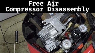 Broken Husky Air Compressor Disassembly and Diagnosis [upl. by Quintina502]