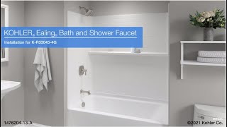 Installation – Ealing Bath and Shower Faucet [upl. by Ahsahs]