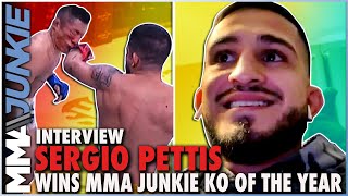 Sergio Pettis reacts to Knockout of the Year award previews grand prix [upl. by Selyn]