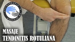 Masaje para la tendinitis rotuliana o de rodilla [upl. by Atnamas]