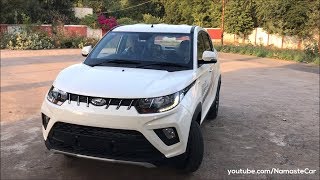 Mahindra KUV100 NXT K8 2017  Reallife review [upl. by Lekym980]